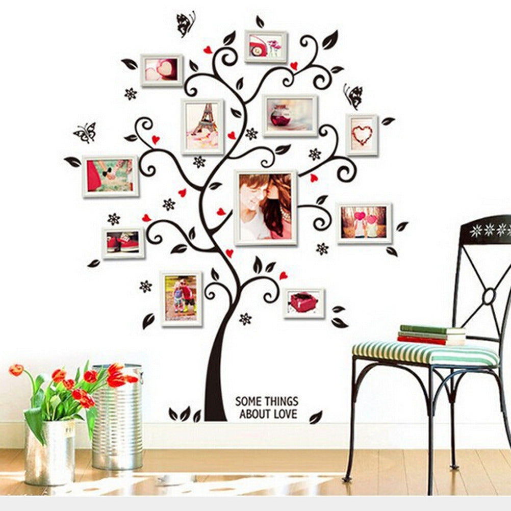 DIY Family Photo Frame Tree Wall Stickers Home Decor Room Room Wall Stickers Wall Decals Poster House Decoration Wall Stickers