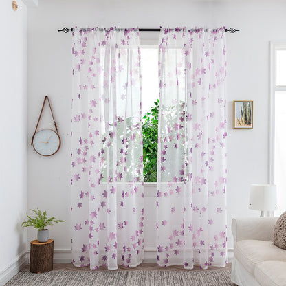 Mesh Curtains Bedroom Light Transmission Decorative Curtain